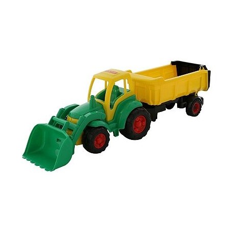 Traktor Šampion s lopatou a přívěsem /+1 **** Traktor Šampion s lopatou a přívěsem /+1 ****