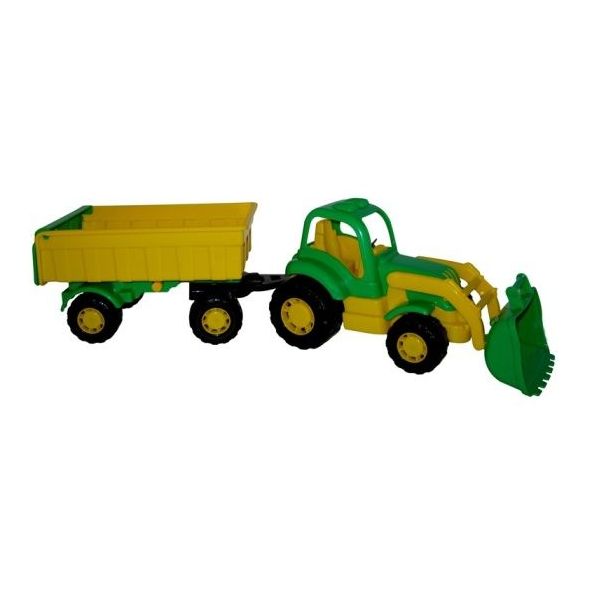 Machr - traktor nakladač s přívěsem č.1  /+1  ****