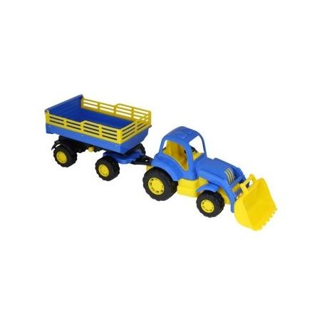 Machr - traktor s přívěsem č.2 a lžící /+1 **** Machr - traktor s přívěsem č.2 a lžící /+1 ****