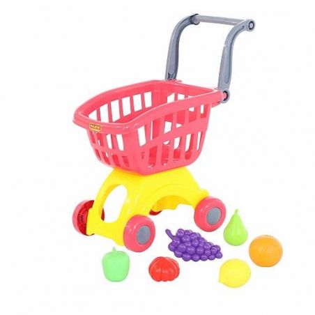 Nákupní vozík Mini + sada potravin č.3 (6 ks.) /+1 **** Nákupní vozík Mini + sada potravin č.3 (6 ks.) /+1 ****