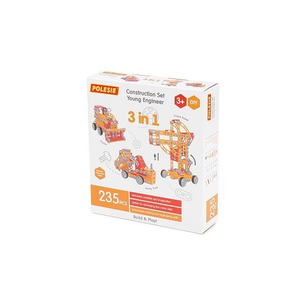 Stavebnice Malý inženýr 235 ks.  /+3  ***