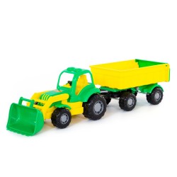 Machr - traktor nakladač s přívěsem č.1