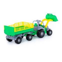 Machr - traktor s přívěsem č.2 a lžící