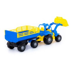 Machr - traktor s přívěsem č.2 a lžící