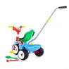 Dětská Tříkolka Baby Trike se zvukem, tyčí, pásy + díly 11 ks.