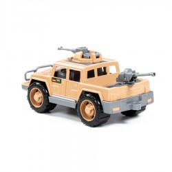 Auto pick-up vojenské Obránce - Safari se 2 kulomety