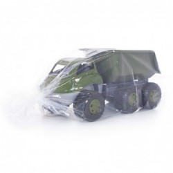 Dětské auto Dakar sklápěčka vojenská s přívěsem
