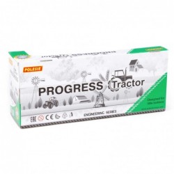 Dětský Traktor "Progres" s přívěsem pro živá zvířata, na setrvačník