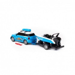 Dětské auto Cruise s lodí na přívěsu