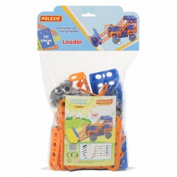 Stavebnice Mladý inženýr, traktor nakladač č.1